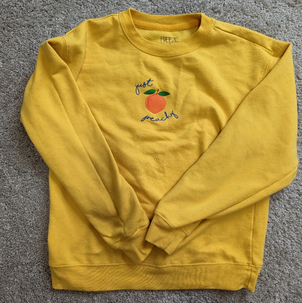 Just Peachy Sweatshirt, S